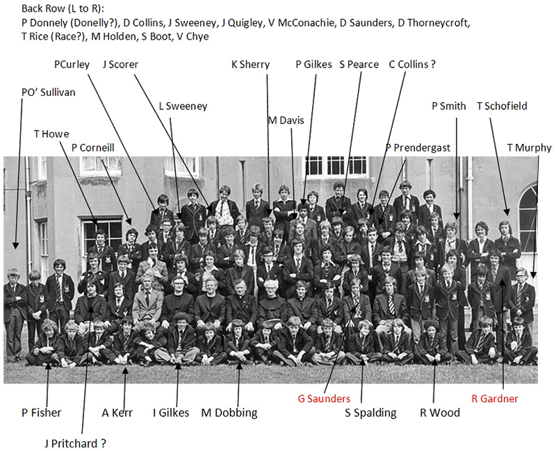 Whole School 1976 with names